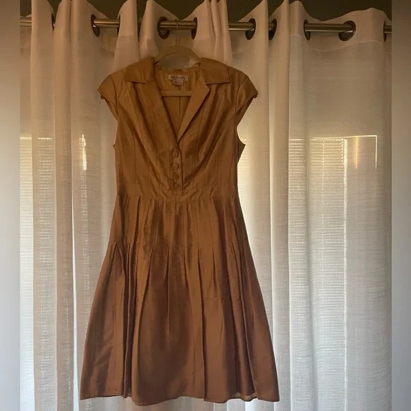 Kay Unger | Dresses | Vintage Kay Unger Gold Silk Dress | Poshmark